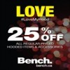 Coupon for: Bench Valentine's day promotion