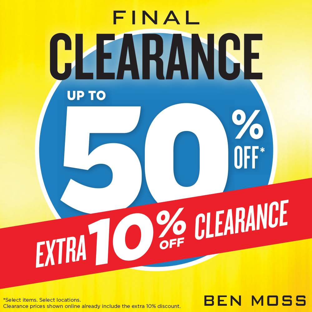 Coupon for: FINAL CLEARANCE - Ben Moss - Save up to 50%