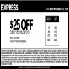 Coupon for: Express, Sale coupon