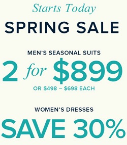 Coupon for: Brooks Brothers, Spring Sale is here