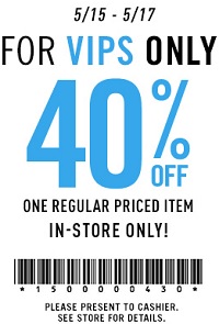 Coupon for: Forever 21, VIP Sale