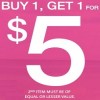 Coupon for: Ardene, Buy one, get one for $5
