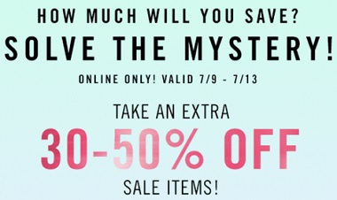 Coupon for: Forever 21 Canada & Mystery Sale