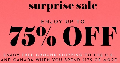 Coupon for: Enjoy Surprise sale from Kate Spade Canada