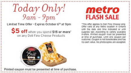 Coupon for: Save with coupon from Metro Canada
