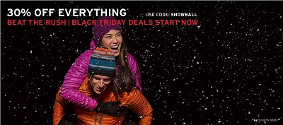 Coupon for: Early Black Friday Sale 2015 from Eddie Bauer Canada