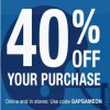 Coupon for: Get discount on purchase at Gap Canada locations