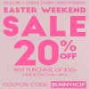 Coupon for: Easter Weekend Sale at Ardene Canada