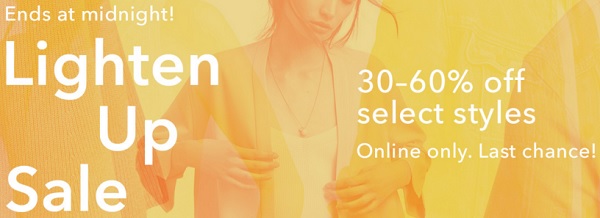 Coupon for: Last day to save at Aritzia Canada online
