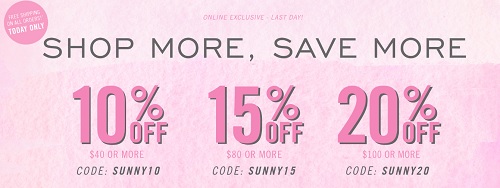 Coupon for: Forever 21 Canada: Shop more, save more money