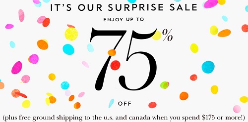 Coupon for: Surprise Sale at Kate Spade Canada online