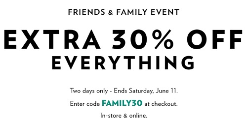 Coupon for: Friends & Family Event at Reitmans Canada