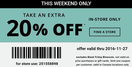 Coupon for: Black Friday Sale from Payless ShoeSource Canada