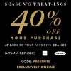 Coupon for: Online exclusive sale at Banana Republic Canada online