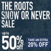 Coupon for: Roots Canada Sale: Up to 50% off retail prices