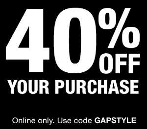 Coupon for: Use Gap Canada online promo code and save money