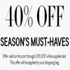 Coupon for: Season's Must Haves with discount at H&M Canada