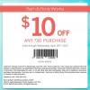Coupon for: Save $10 off your purchase at Bath & Body Works Canada