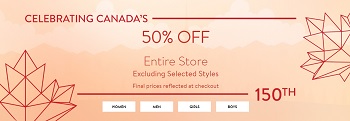 Coupon for: Bench Canada: Enjoy 150th anniversary of Canada