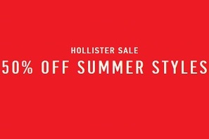 Coupon for: Summer Sale is on at Hollister Canada