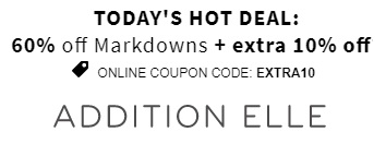 Coupon for: 5 days, 5 hot deals from Addition Elle Canada