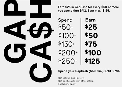 Coupon for: Gap Canada: Friends & Family Sale + Earn GapCash