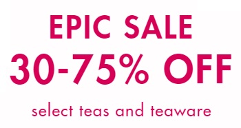 Coupon for: Enjoy epic sale at Teavana Canada