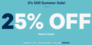 Coupon for: Joe Fresh Canada: It's still Summer Sale