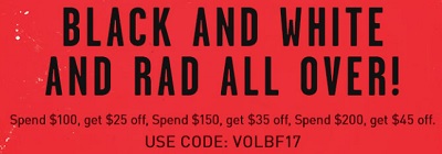 Coupon for: Shop Volcom Canada Black Friday Sale