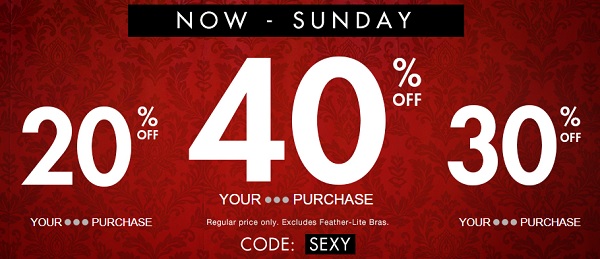 Coupon for: Buy More, Save More at La Senza Canada