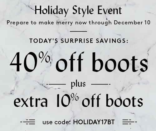 Coupon for: Shop Naturalizer Canada Holiday Style Event