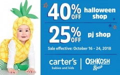 Coupon for: Carter's/Oshkosh at Quartier Dix 30 - Spooky Cute