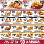 Coupon for: KFC in Alberta - Fill up on 90$ in savings