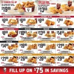 Coupon for: KFC in British Columbia and Ontario - Fill up on 75$ in savings