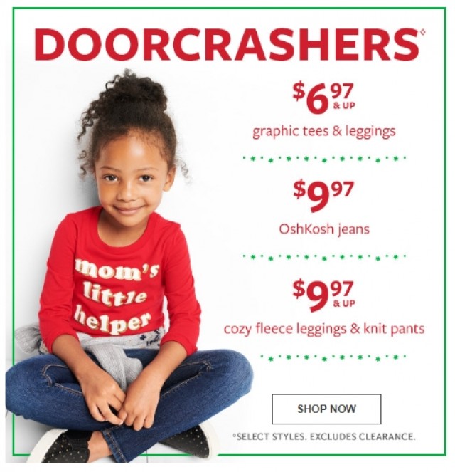 Coupon for: Carter's Oshkosh - Doorcrashes 