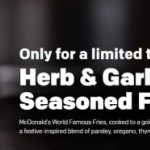 Coupon for: McDonalds - has a special french fries with herba and garlic