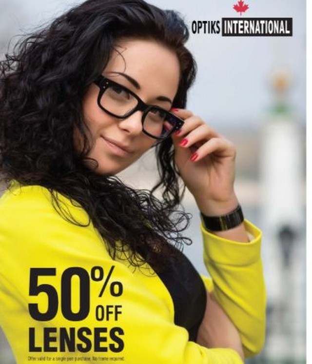 Coupon for: 50% Off Lenses