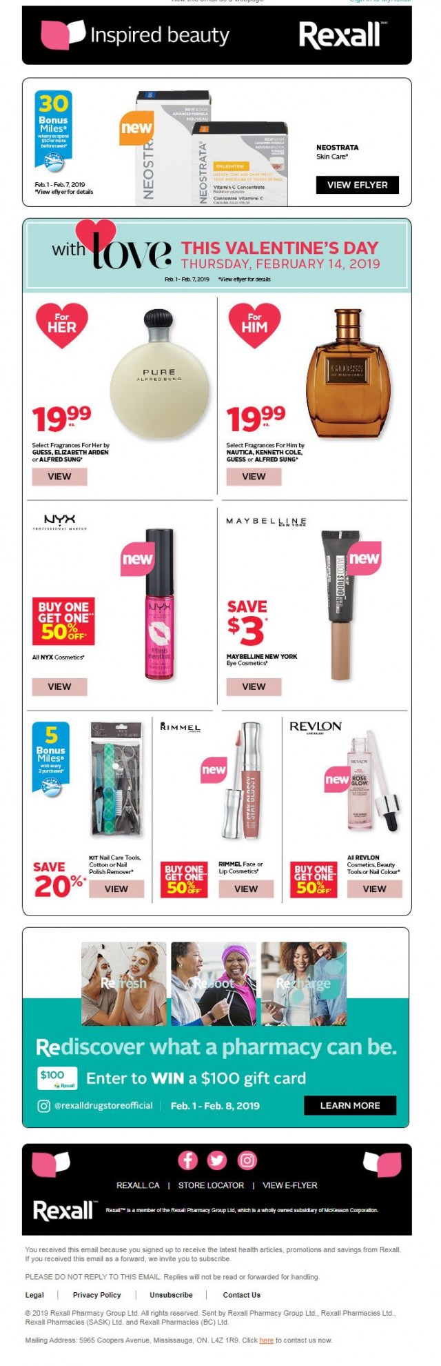 Coupon for: Rexall - Inspired beauty
