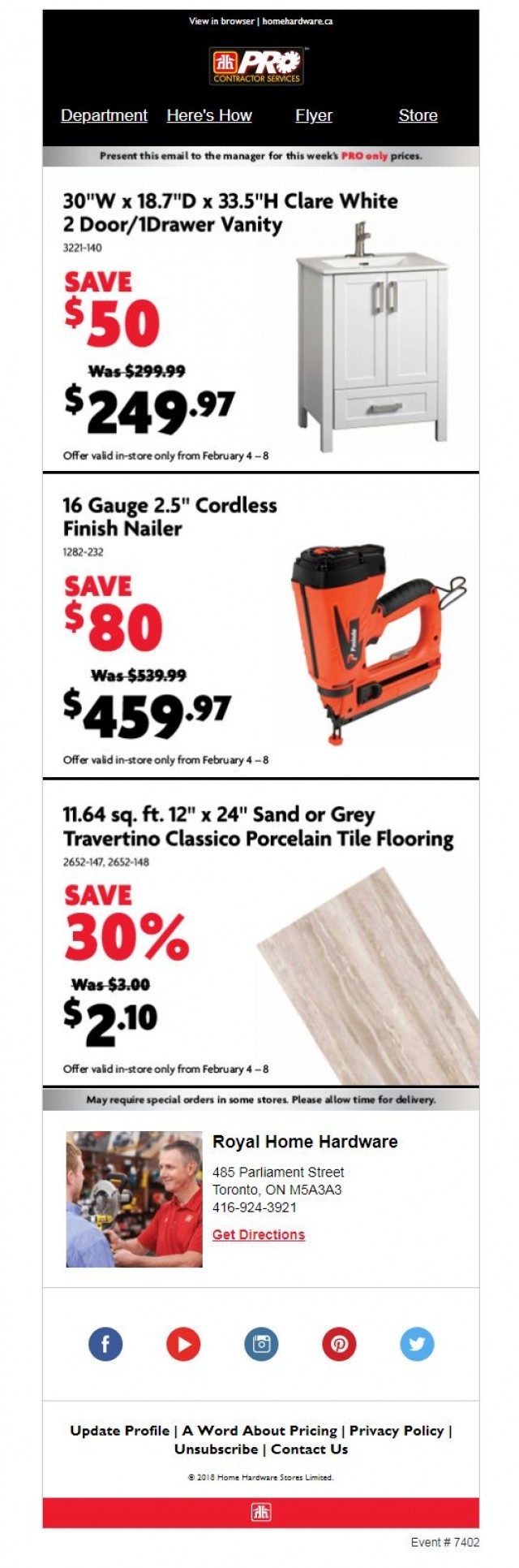 Coupon for: Home Hardware - Special offer for this week!