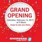 Coupon for: White Oaks Mall - Grand opening Shoppers Drug Mart
