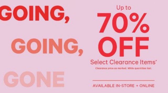 Coupon for: UP TO 70% OFF at Joe Fresh Canada