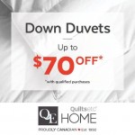 Coupon for: QE Home | Quilts Etc Canada - DUVET COUPON SAVINGS EVENT!
