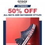 Coupon for: Crocs - Extended: 50% off 