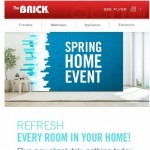 Coupon for: The Brick - Pay nothing today to refresh your home.