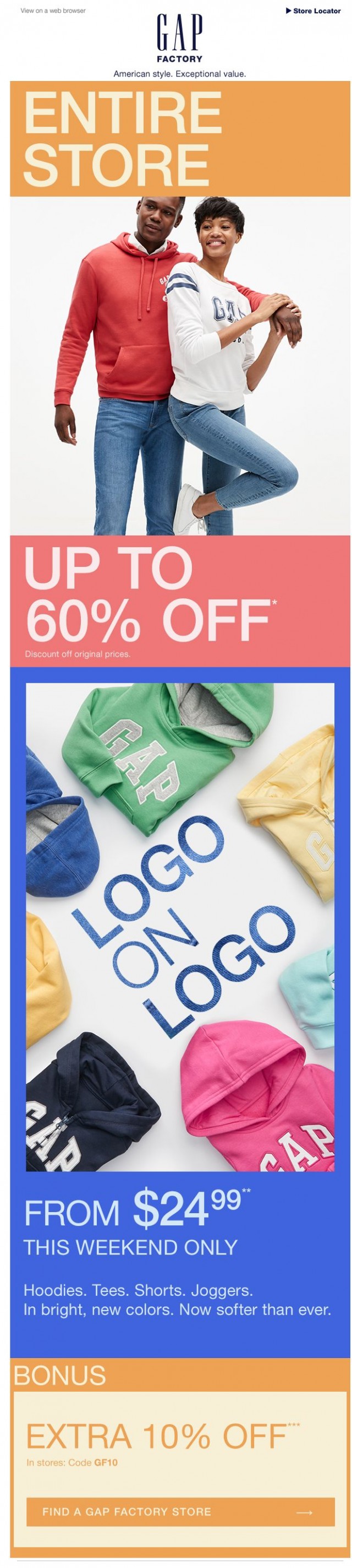 Coupon for: Gap Factory - Wait 60% off!?