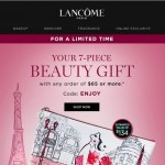 Coupon for: Lancome - For a limited time