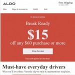 Coupon for: Aldo - The coolest drivers to wear with everything you own