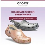 Coupon for: Crocs - International Women’s Day is one week away! 