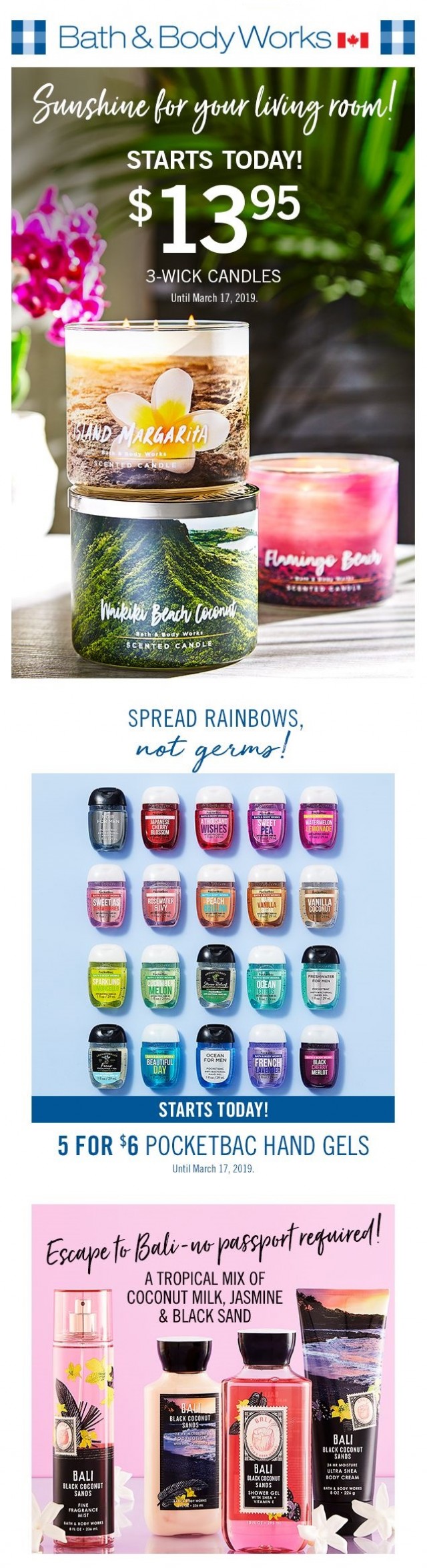 Coupon for: Bath & Body Works - Welcome home (sweet home)!