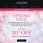 Coupon for: Lancôme - Up to 30% OFF your favourite gift sets. 